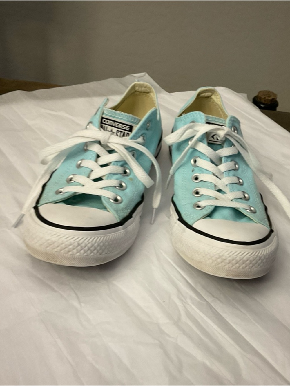 Converse All stars Turquoise Pattern Size 8